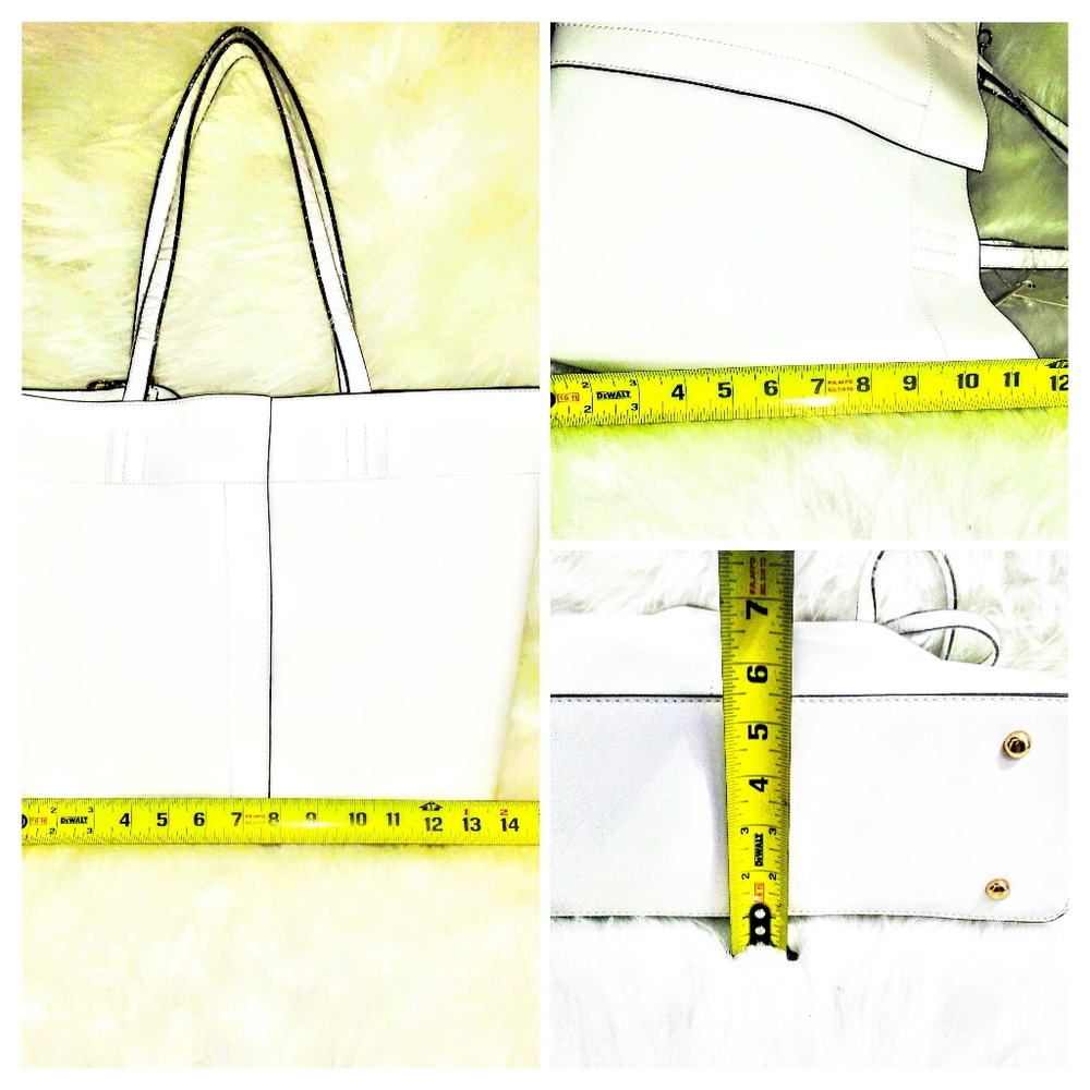 (NEW)! Big! White Bag! w/ Wallet Included:-) - Picture 3 of 12